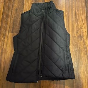 Womens Black Puffer Vest